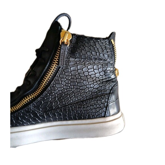 Guisepppe Zanotti London TR Donna Stamped Croc Mid Top Sneaker Women's Size... - Picture 16 of 16